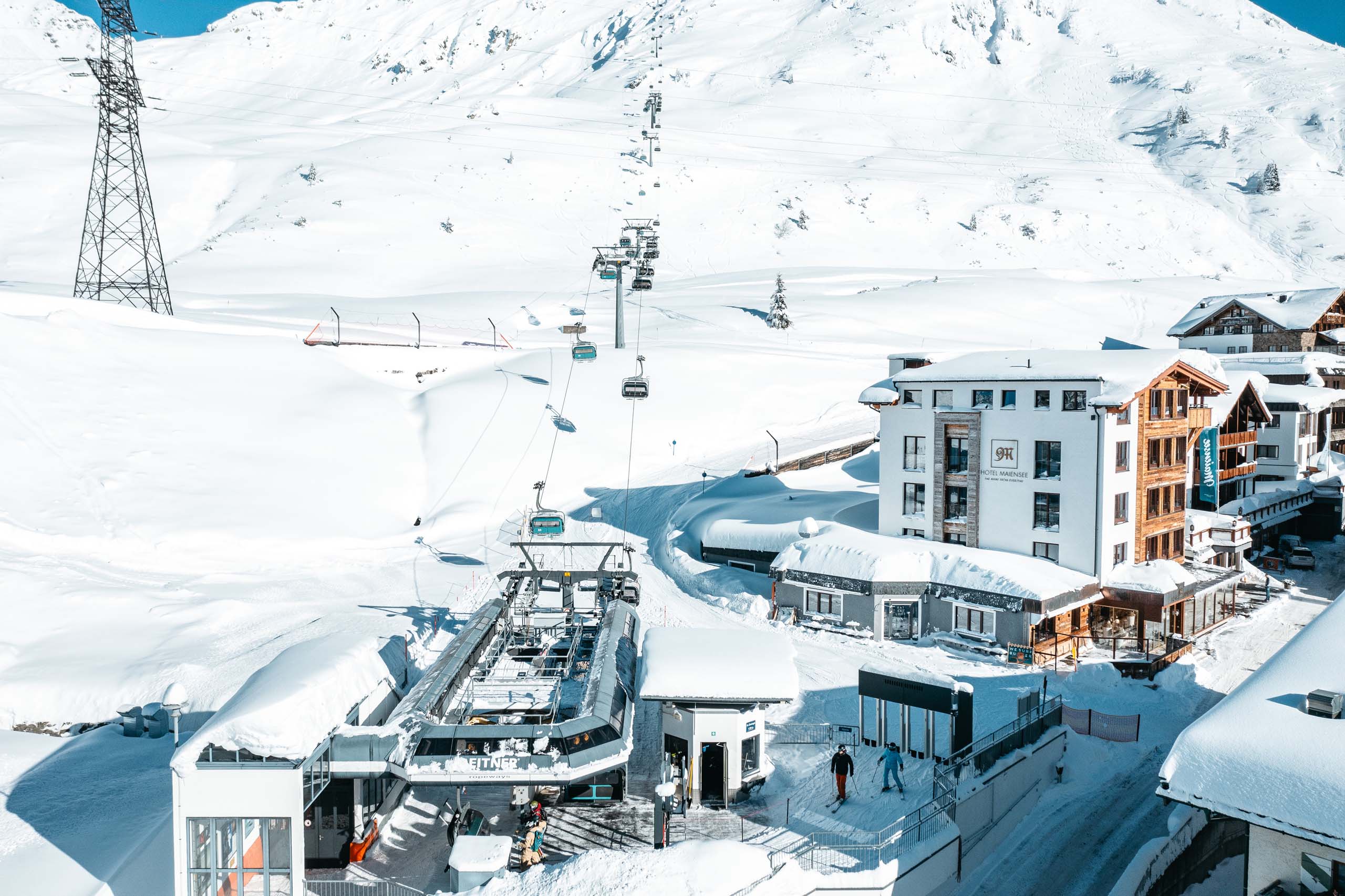 Hotel Maiensee beside the St. Christoph chairlift, Ski Hotel Maiensee
