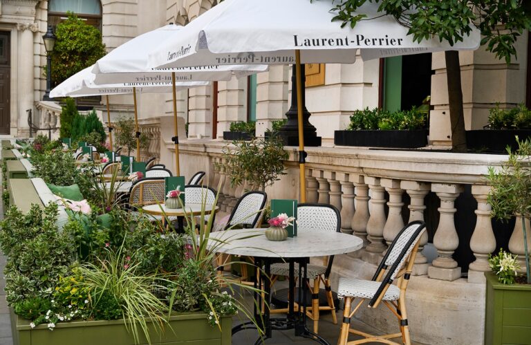 Bistrot on the Terrace, the seasonal outdoor terrace on the front of the building, Sofitel London St James