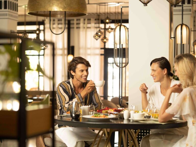 Guests at breakfast, Sofitel Marrakech Lounge and Spa