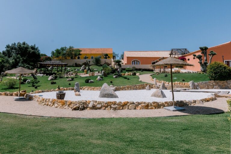 The terraced garden and estate buildings, Solar do Paço Algarve