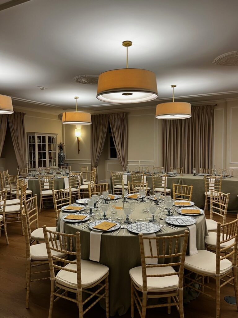 A dining room set in the Palace, Solar do Paço Algarve