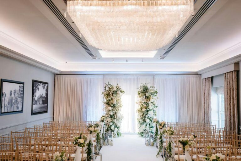 A function suite set for a ceremony, Sopwell House