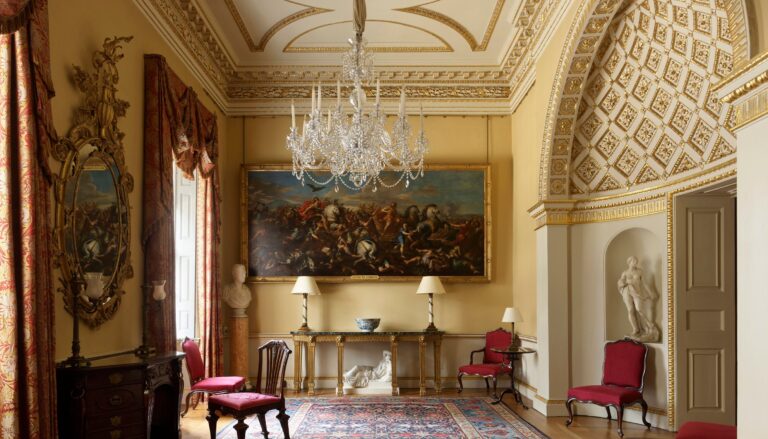 The Ante Room, part of James Stuart's first-floor sequence of State Rooms, Spencer House