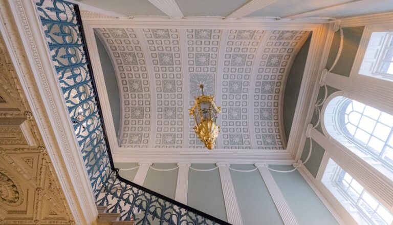 The staircase at Spencer House, rising through the piano nobile of the palace, Spencer House