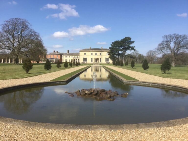 Stubton Hall, Reflected in the Formal Pond, Stubton Hall