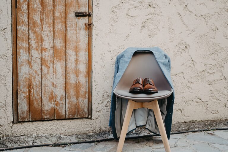 The shoes and the jacket, before anyone is dressed, Studio27 by Andreas Politis Photography and Cinematography