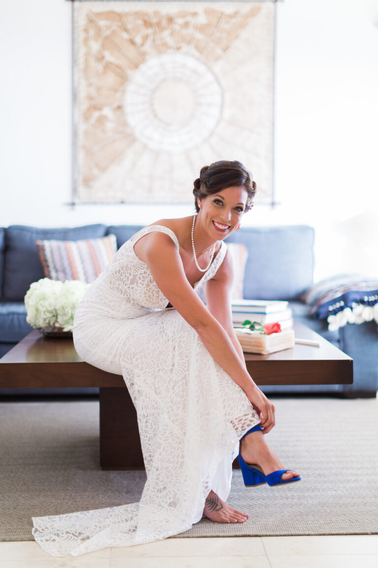 Bride getting ready, SunHorse Weddings