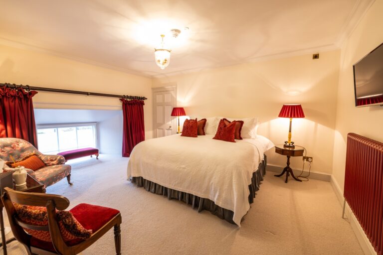 A bedroom in the Hotspur Wing, Syon Park