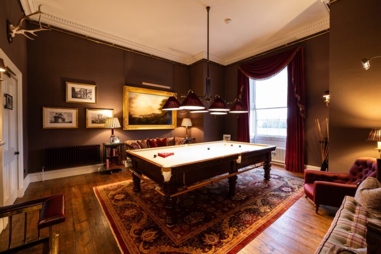 The billiard room of the Hotspur Wing, Syon Park