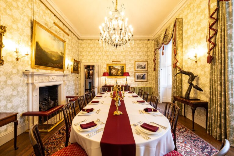 The dining room of the Hotspur Wing, Syon Park