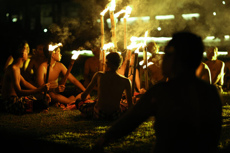 Kecak dance performance, Tanah Gajah, a Resort by Hadiprana