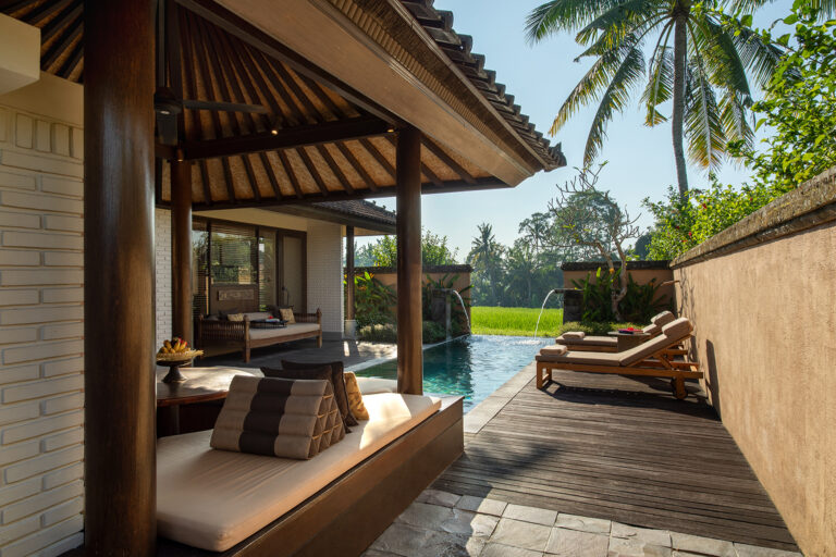 Villa terrace and private pool, Tanah Gajah, a Resort by Hadiprana