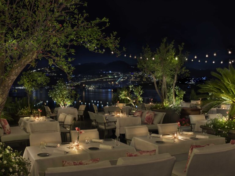 BRAVA restaurant at night, The Bodrum Edition