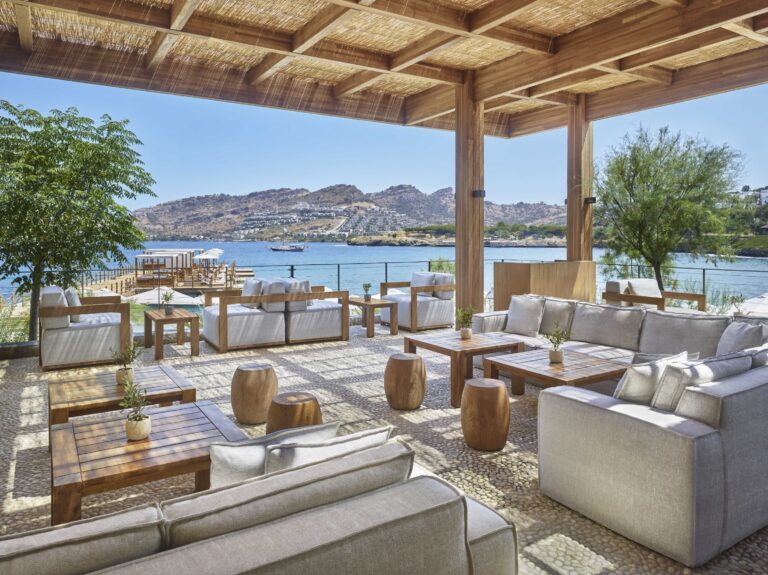 The beach bar terrace, The Bodrum Edition