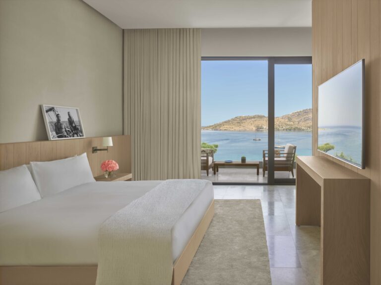 A bedroom in the private villa, The Bodrum Edition