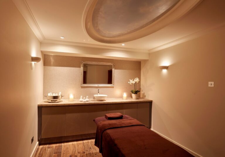 A treatment room at the Forum Spa, The Celtic Manor Resort
