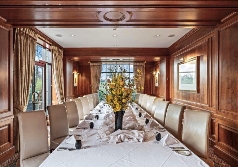 Private dining at The Olive Tree, The Celtic Manor Resort