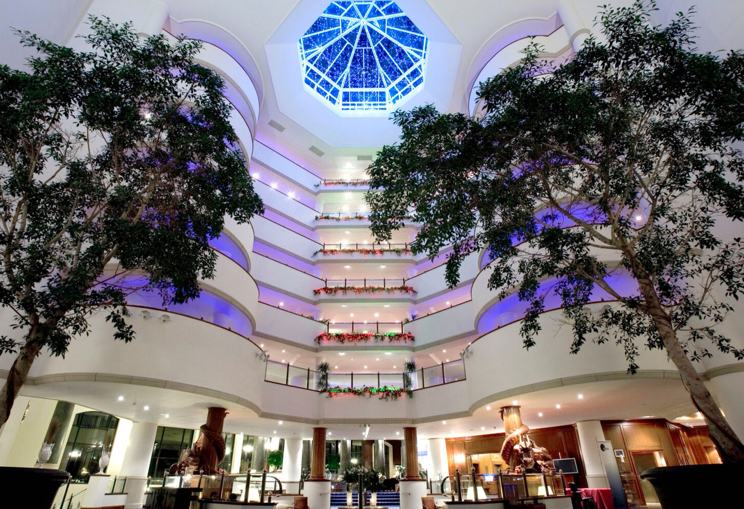 The atrium of the Resort Hotel, The Celtic Manor Resort