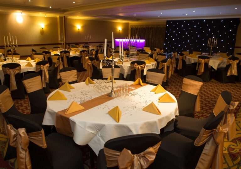 The Beaumaris Suite set for a wedding, The Celtic Manor Resort
