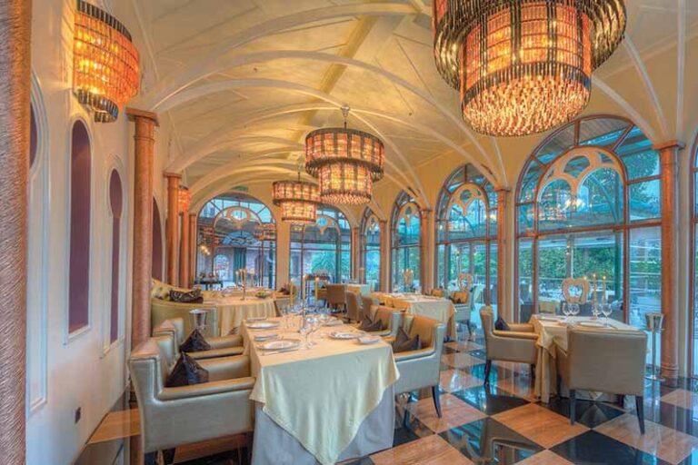 L'assiette restaurant dining room, The Chateau Spa and Organic Wellness Resort