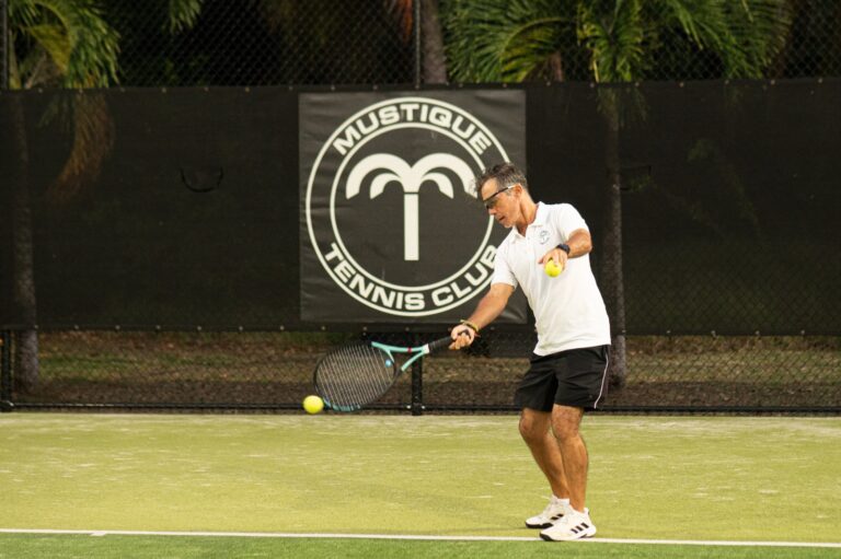 Tennis at the Mustique Tennis Club, The Cotton House