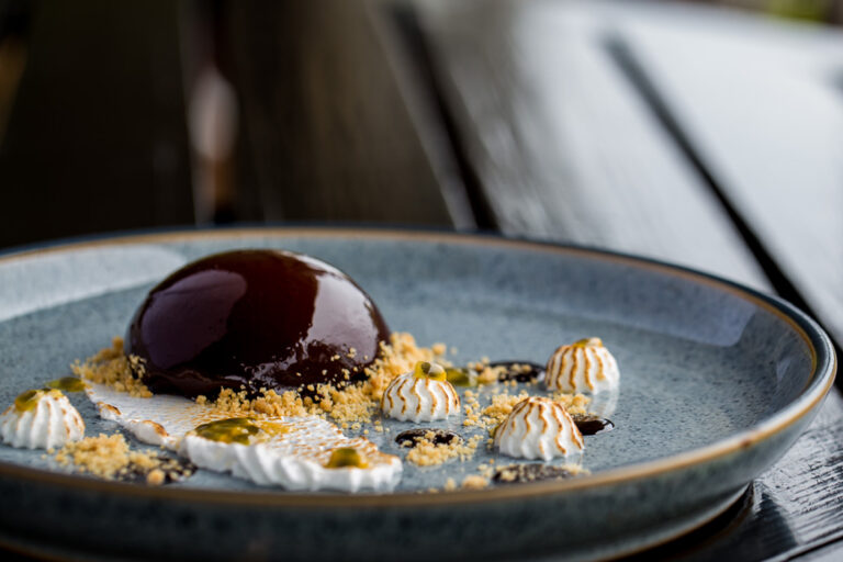Dessert at the Veranda restaurant, The Cotton House
