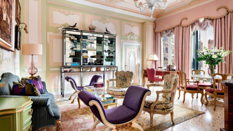 The Royal Suite, a signature room of the palazzo, The Gritti Palace