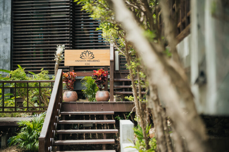 Stairs leading to the Anahata Spa entrance, The Kala Samui