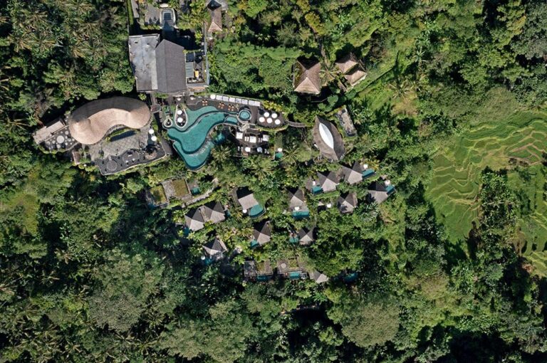 Villas among the jungle canopy, The Kayon Jungle Resort