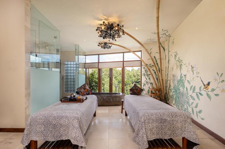 Treatment room at Serayu Wellness, The Kayon Jungle Resort