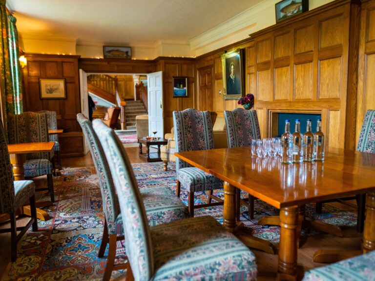 An oak-panelled private dining room, The Lake Country House Hotel & Spa