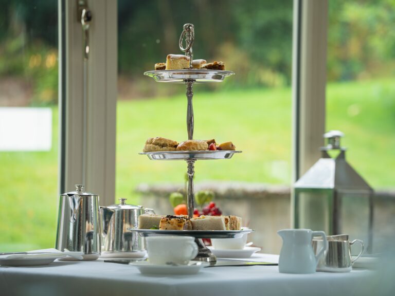 Afternoon tea by the window, The Lake Country House Hotel & Spa