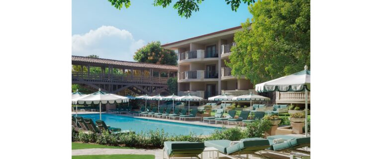 The Lanai Pool and its surrounding guest wings, The Langham Huntington Pasadena