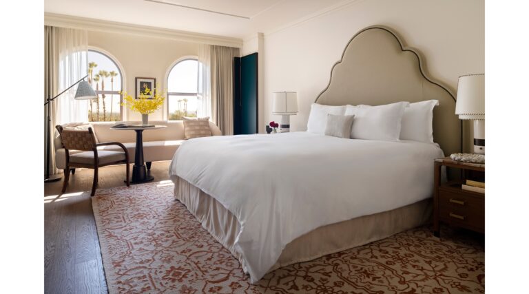 A Deluxe Room with a king bed, The Langham Huntington Pasadena