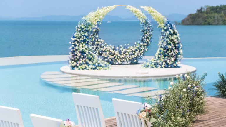 Wedding at the Royal Horizon Pool Villa overlooking Phang Nga Bay, The Naka Island, A Luxury Collection Resort and Spa, Phuket