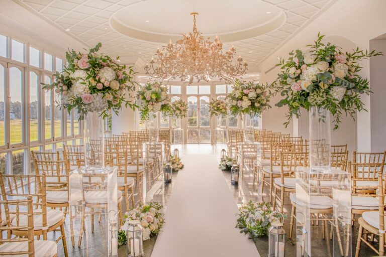 A Ceremony Beneath the Chandeliers, The Old Course Hotel