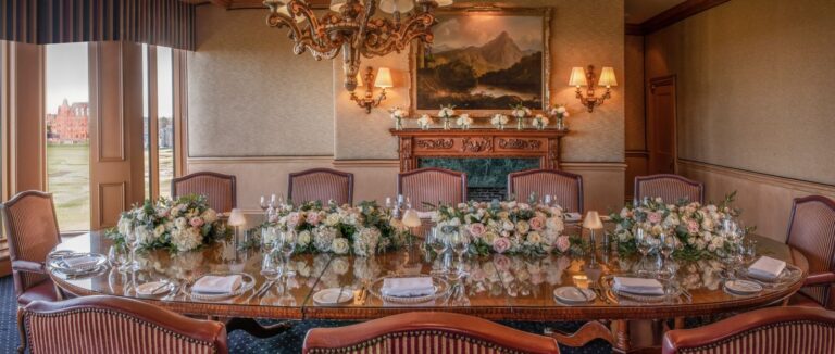 A Wedding Breakfast in the Library, The Old Course Hotel