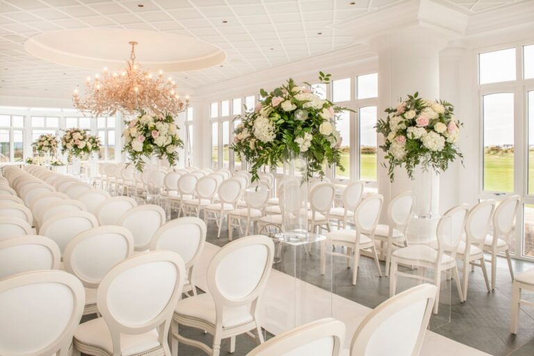 A Reception Dressed in White, The Old Course Hotel