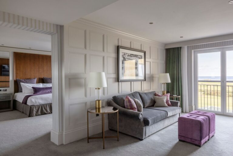 A Suite with a Sitting Area and Sea Views, The Old Course Hotel