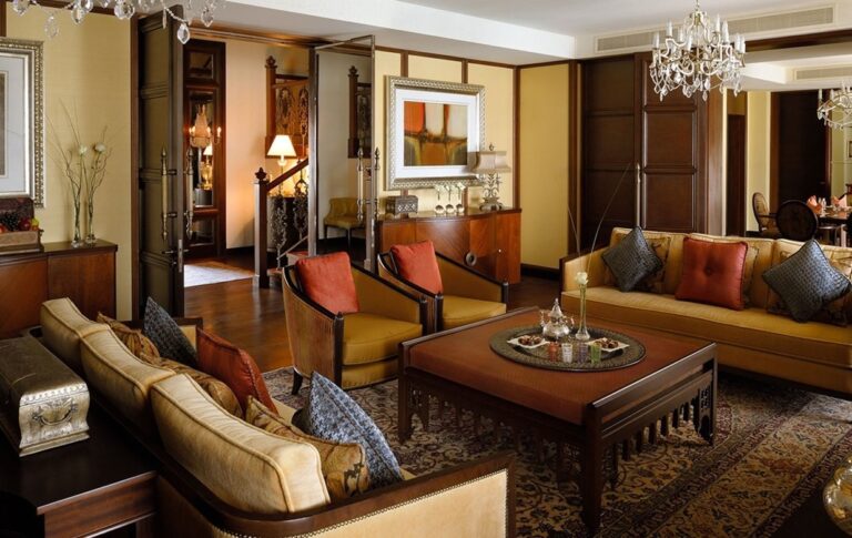 The lounge of the Imperial Suite, The Palace Downtown Dubai