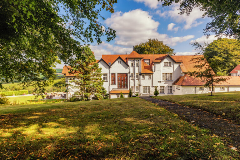 The house seen from the lawn, The Penrallt Country House Hotel