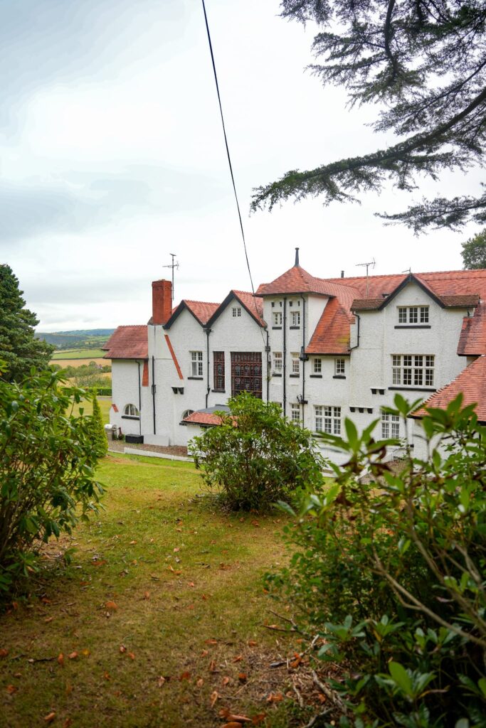 A country house above Cardigan Bay