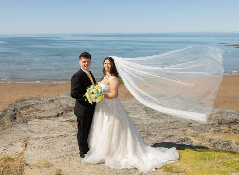 A couple on the shore, The Penrallt Country House Hotel