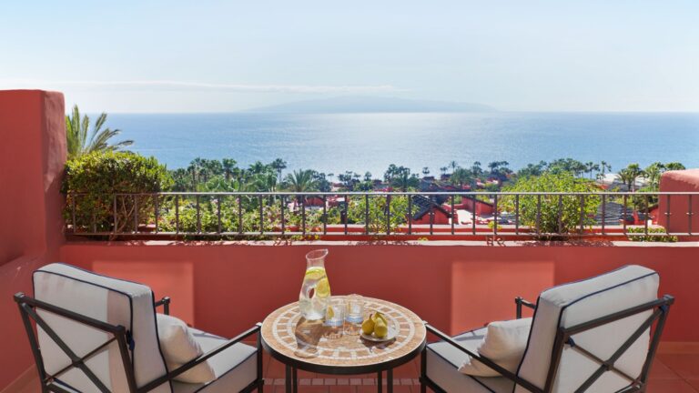 A Citadel Deluxe terrace, over the ocean, The Ritz-Carlton, Abama