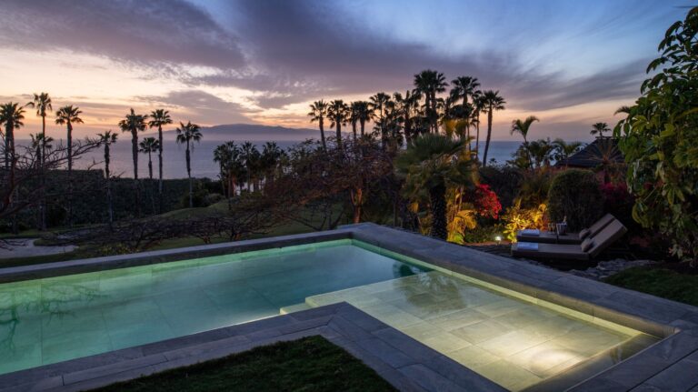 A private pool at sunset, The Retreat, The Ritz-Carlton, Abama