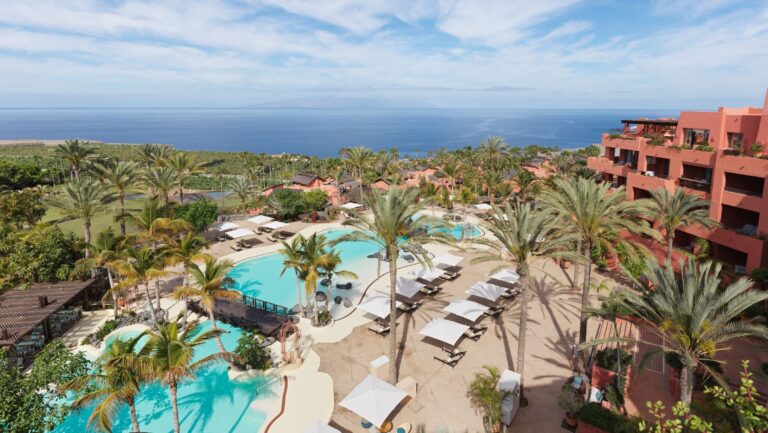 The Lagoon Pool, among the palms, The Ritz-Carlton, Abama