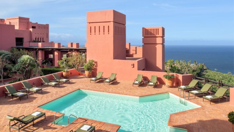 The Persian Garden pool, with sea views, The Ritz-Carlton, Abama
