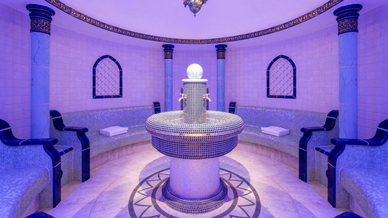 The Turkish bath at the spa, The Ritz-Carlton, Abama