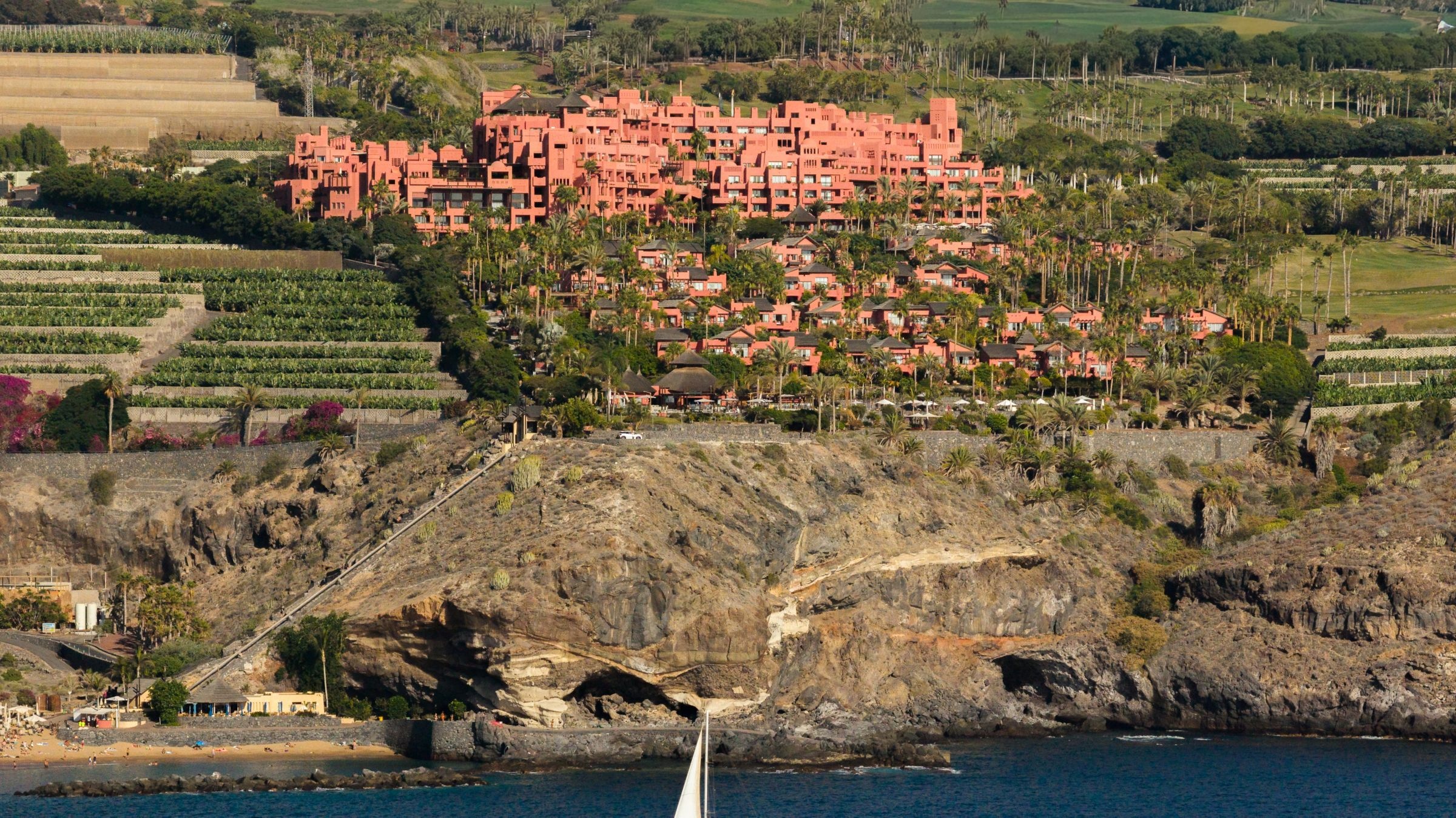 The Ritz-Carlton, Abama, cascading down the cliffs above the Atlantic, The Ritz-Carlton, Abama