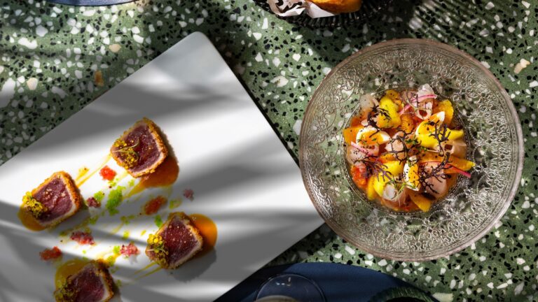 A dish from Txoko, by Martín Berasategui, The Ritz-Carlton, Abama